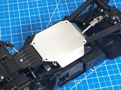 Aluminum lower chassis plate - lower,