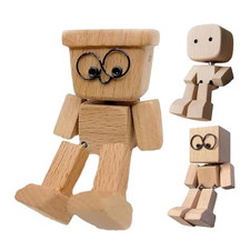 Shaking Wooden New Man Figure