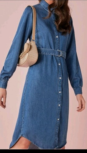 Next size blue denim tencel - size,