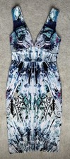 Lipsy Bodycon Dress UK 8 Blue
