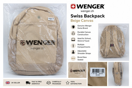 Wenger swiss backpack beige - wenger,