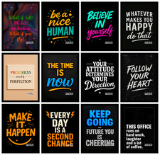 Motivational Quote Poster Wall