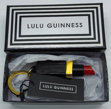 Lulu Guinness red black & gold