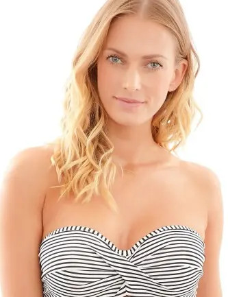 Bandeau bikini top panache - top,