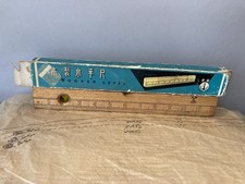 Vintage Wooden Chinese Spirit Level in Original Box