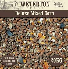 Deluxe Mixed Poultry Corn 20kg with Layers Pellets and Oyster Shell Grit Blend