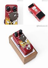 2010s Zvex Fuzzolo Fuzz Pedal Red Painted with Buffalo Graphic
