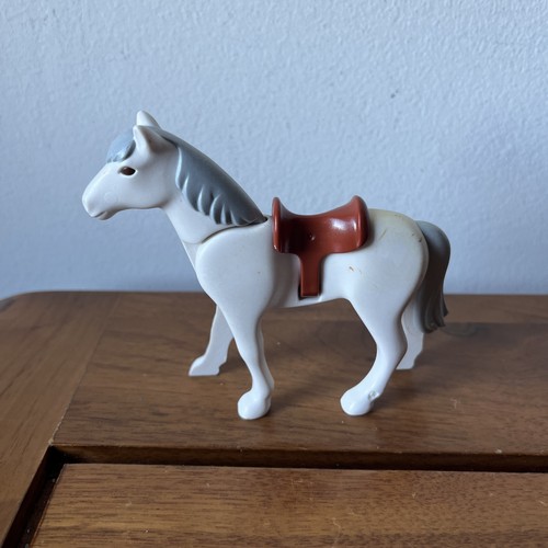 Playmobil horse white - white, with