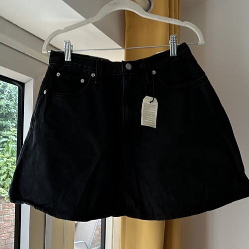 Levi black denim mini - levi’s,