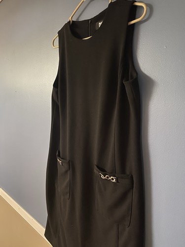 Dkny black sleeveless - dkny, midi