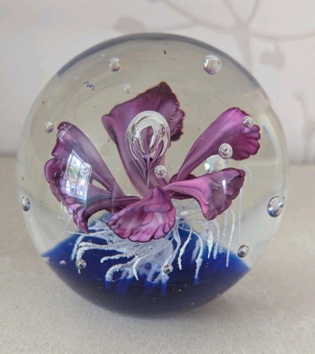 Vintage art glass - glass, pink