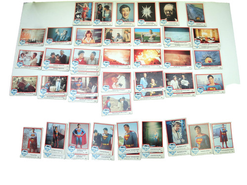 Superman trading cards - superman,