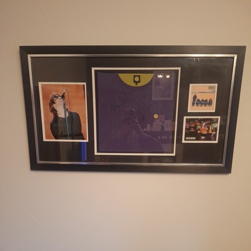 Signed framed liam gallagher - framed,