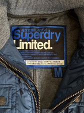 Mens Superdry Coat, Navy &
