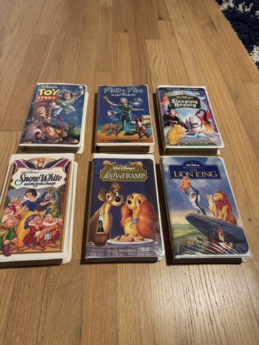 Disney vhs lot clamshell - lot, 6