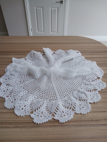 White crochet baby doll - baby,
