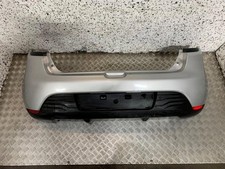 13-19 RENAULT CLIO MK4 REAR BUMPER SILVER PAINT CODE TED69 (SCRATCHED)