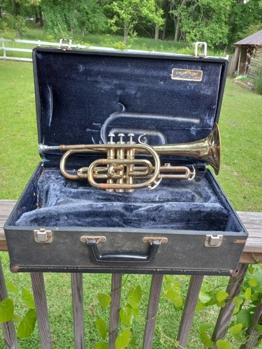 Vintage 1978 conn cornet - conn,