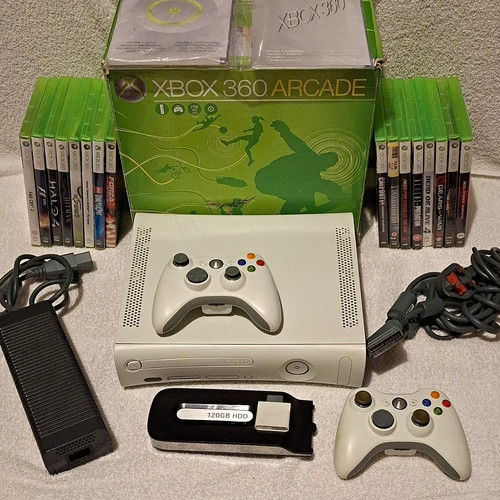 Xbox 360 arcade 120gb console - 360,