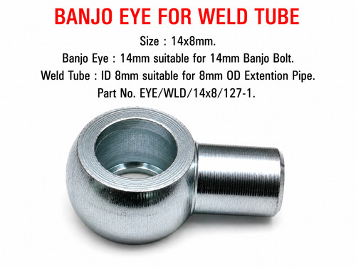14mm banjo union eye weld - 14mm,