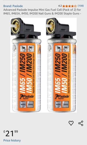 Paslode fuel - (fast,