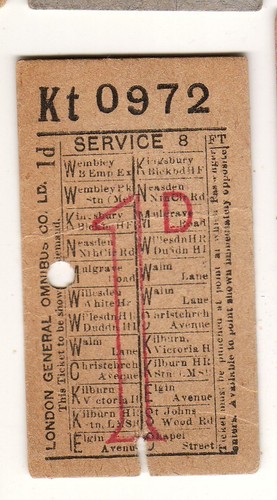 Bus tram ticket lgoc - tram, 1d