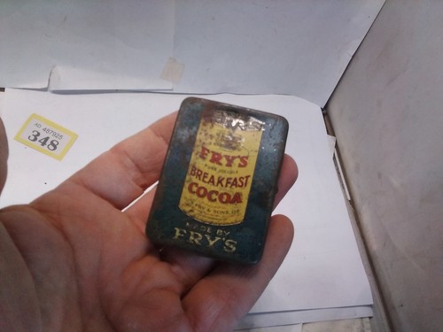 Fry cocoa vesta tin match - cocoa,