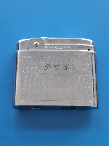 Vintage silver match lighter - vintage,