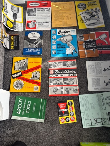 Vintage tool brochures - vintage,