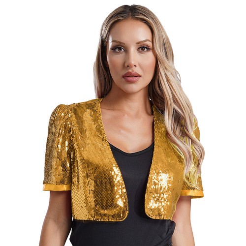 Womens glitter sequins jacket - glitter,