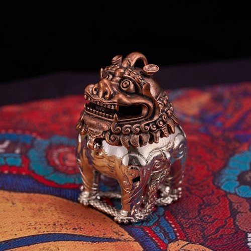 Chinese incense burner brass - chinese,