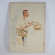 Antique military watercolour - antique,