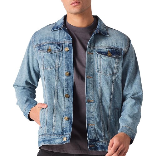 Men denim trucker jacket - men’s,