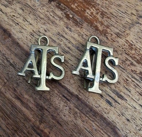 British army ats badges - british,
