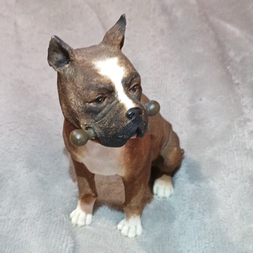 Boxer dog figurine brown - boxer,