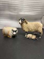 Country Artists Swaledale Ewe, Lamb And Ceramic Eggcup BNIB Rare