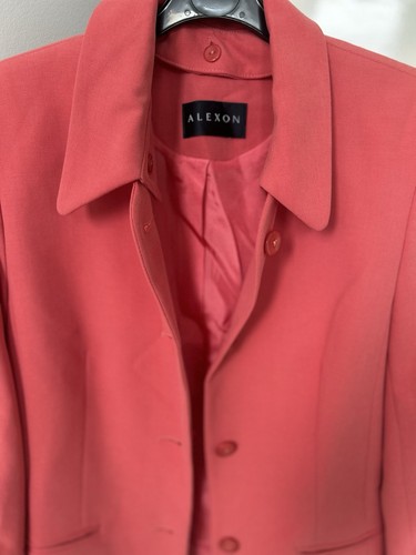 Alexon pink coral twill jacket - twill,