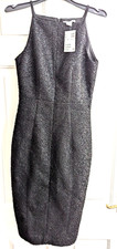 Ladies clothes H&M black dress size 8 party Christmas       Ref #17