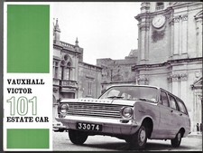 Vauxhall Victor 101 Estate FC 1964-1965 UK Market Sales Brochure Super & De Luxe