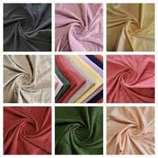 Double Gauze 100% Cotton Fabric Dress Double Cloth Muslin Material Meter 58"