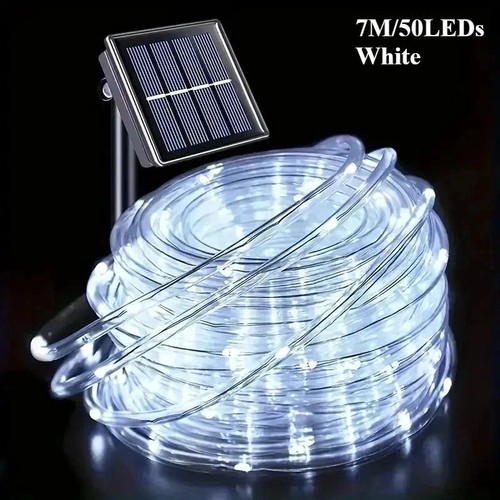 Solar rope lights outdoor tube - lights,