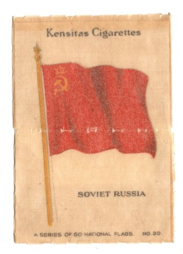 Kensitas silk cigarette card - card,