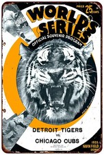 1935 Chicago Cubs vs Detroit