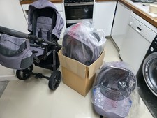 ??  Venicci 3 in 1 Grey & Black pram set ?? £250