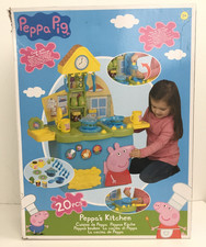 Peppa Pig Peppa's Kitchen Playset 20 Pieces Set For Kids Boys & Girls New F1