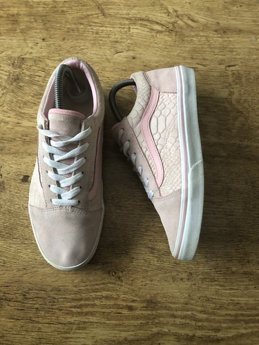 Vans pink suede - vans, snakeskin