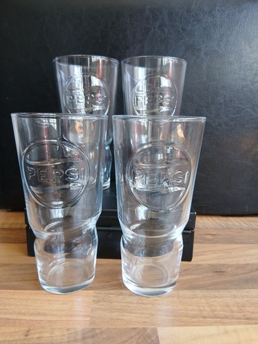 Pepsi cola glasses - cola, x4