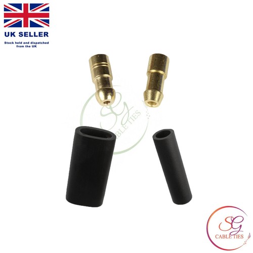 Brass bullet connectors 7mm - bullet,