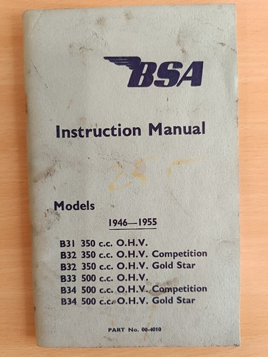 Bsa 350 500cc owner manual - bsa, 350-500cc,