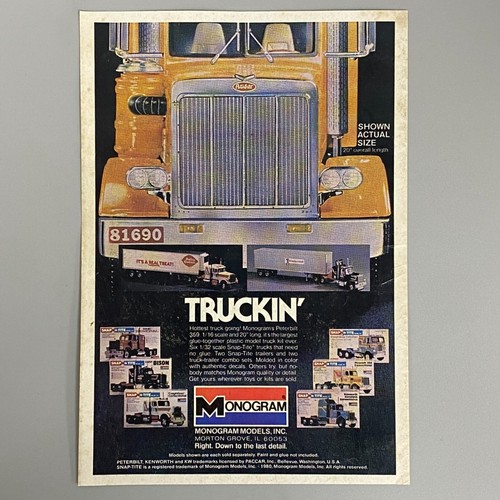 Monogram models inc truckin - monogram,